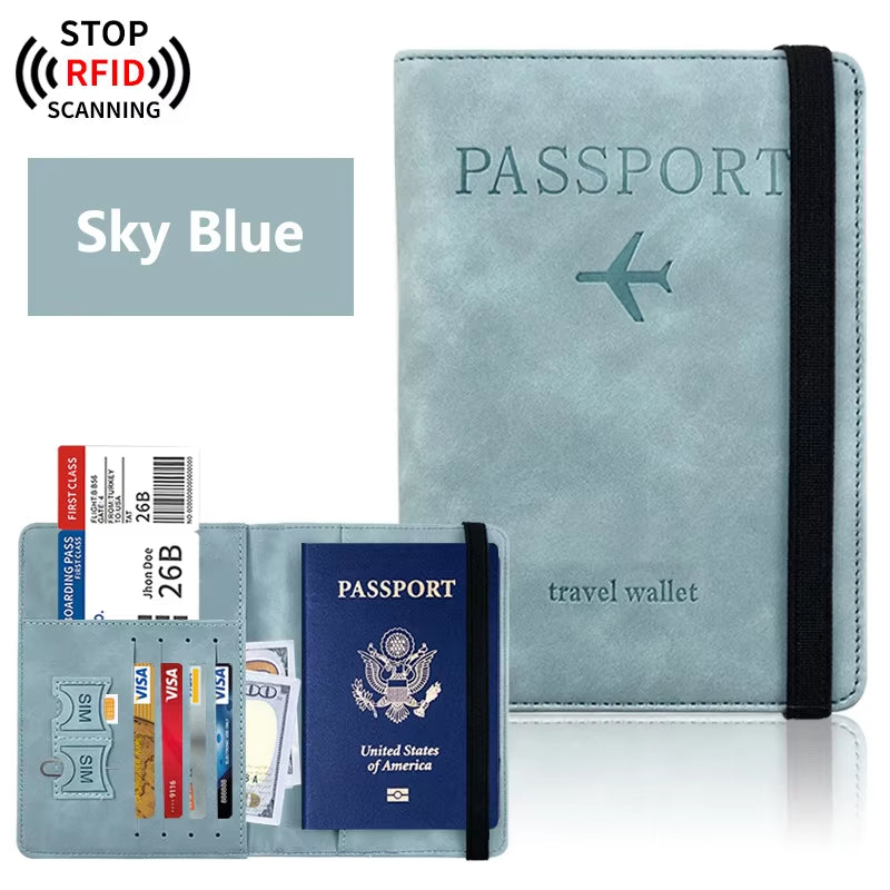 Passport Holder for Travel Essentials Passport Wallet Cover Case for Travel Accessories,Passport Book Holders for Women/Men