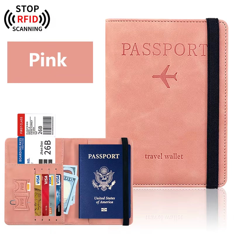 Passport Holder for Travel Essentials Passport Wallet Cover Case for Travel Accessories,Passport Book Holders for Women/Men