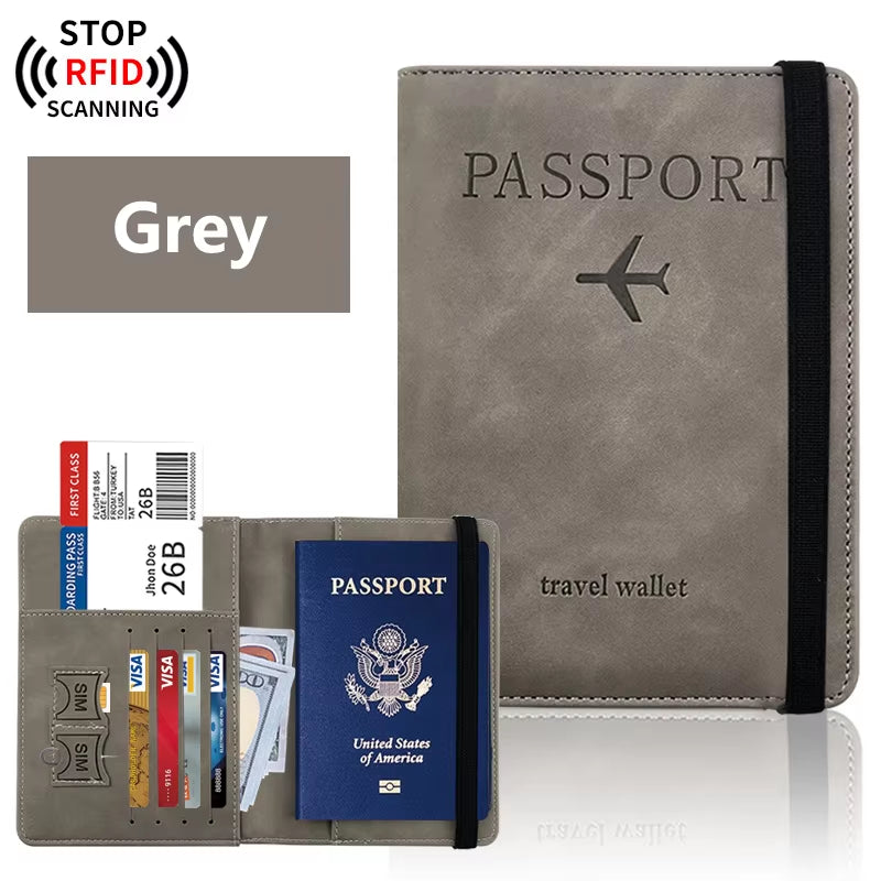 Passport Holder for Travel Essentials Passport Wallet Cover Case for Travel Accessories,Passport Book Holders for Women/Men