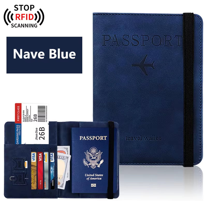 Passport Holder for Travel Essentials Passport Wallet Cover Case for Travel Accessories,Passport Book Holders for Women/Men