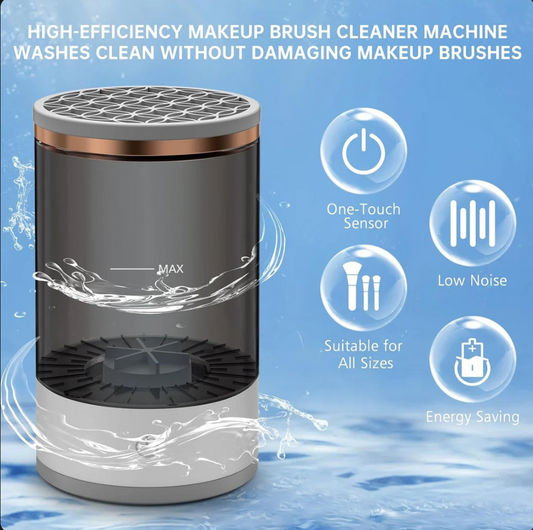 Illume Vanity Electric Brush Cleaner – USB portable, automatic, for quick and efficient cleaning.